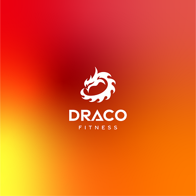 Logo design for Draco Fitness apparel logo branding creative logo dragon fire fire breathing dragon fitness icon identity letter d logo sport sport logo