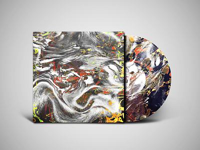 Vinyl Art abstract art cover design digital art generative art touchdesigner vinyl vinyl design