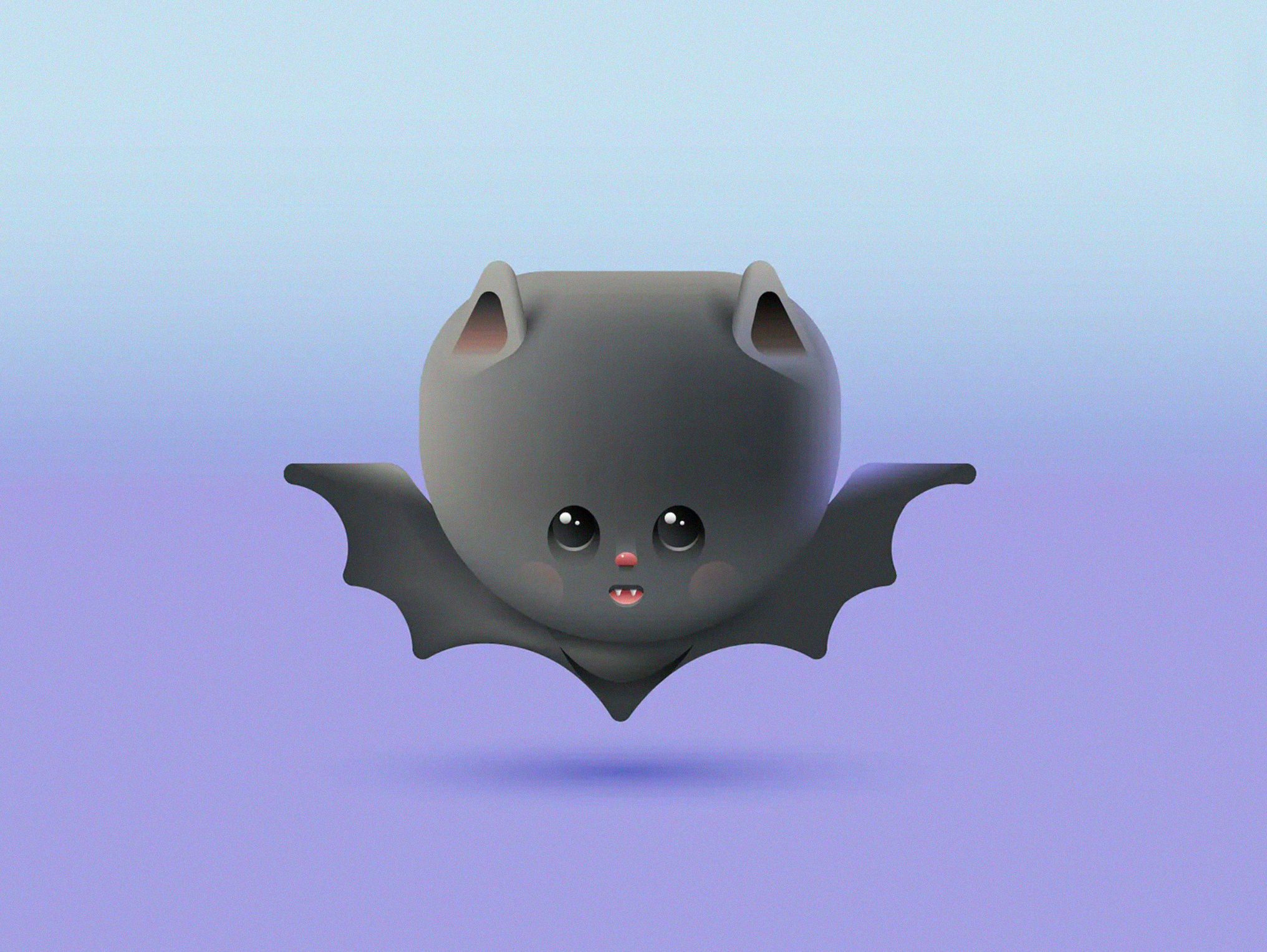 Halloween Kawaii Bat Emoji 3d 3d bat 3d bat icon 3d halloween abstract bat emoji black bat cute bat free freebie graphic design halloween bat halloween character halloween emoji halloween icon illustration kawaii 3d kawaii bat kawaii halloween vector