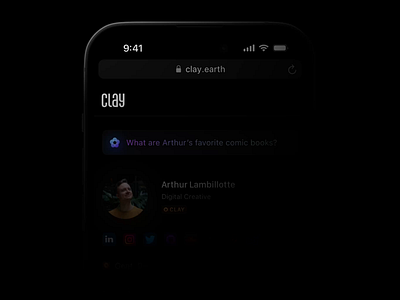 Clay profiles after effects clay crm design ios macos prm profile sketch web