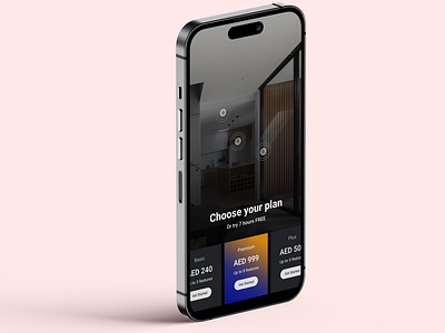Subscription Plan Design app design mobile product design ui