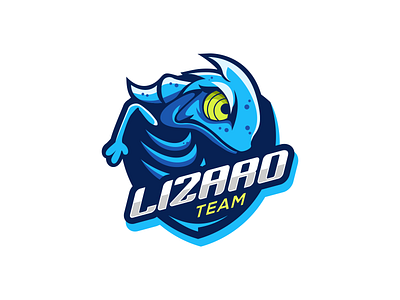 Lizard Mascot Logo Design Vector Team design gaming logo graphic design illustration lizard logo logos mascot mascot logo vector