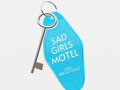 Sad girls motel 3D keychain 3d 3dart 3ddesign 3dmodels blender design
