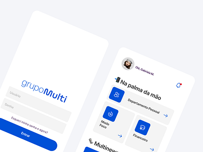 MultiYou - App do Colaborador app ui ux