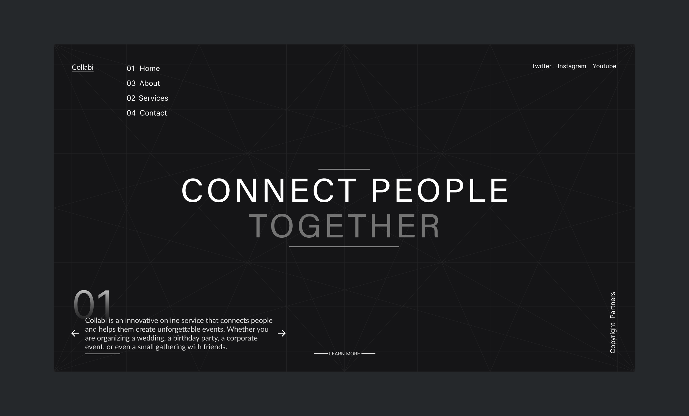 Collabi Landing page branding design figma graphic design landing ui ux web design