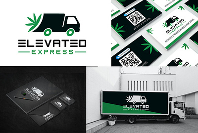 ELEVATED EXPRESS LOGO | Cannabis Brandinf 3d animation branding cannabis cannabis branding cannabis logo graphic design logo motion graphics