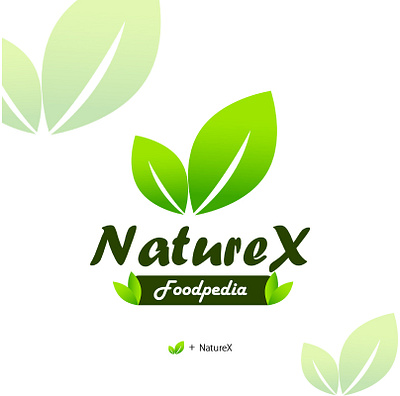 NatureX Logo Design logo logo design logo designing natural logo natural logo design naturex logo design
