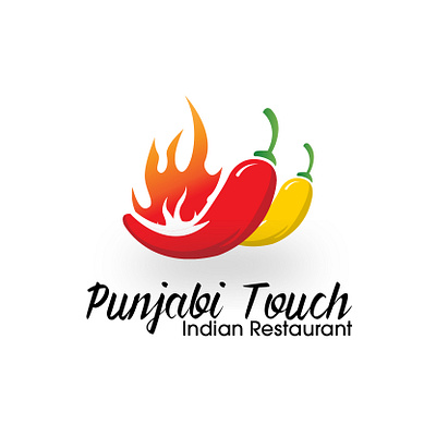 Punjabi Touch Indian Restaurant brand identity branding design graphic design logo logodesign vector