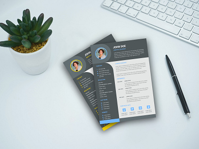 Unique Modern Resume Template design