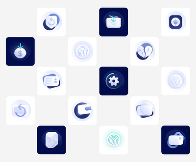 Public Mint · iconography 2d blockchain crypto dashboard digital finance fintech icon iconography illustration mobile app money product product design ui ux visual design wallet web app