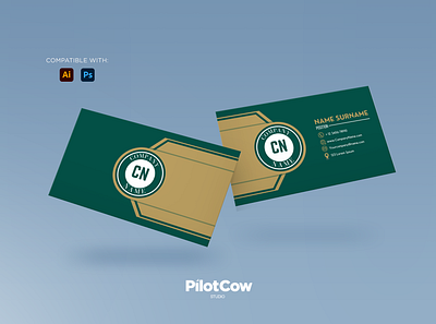 Luxuriant Business Card adobe photoshop branding business card design designer designinspiration dribbble graphic design graphicdesigner green illustration luxury