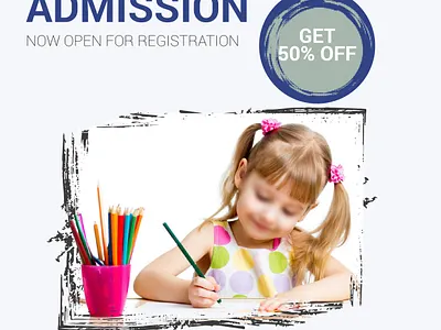 School Admission Flyer design graphic design