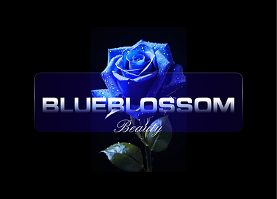 "Blue Blossom" background blue branding design flower glass graphic design illustration logo motion graphics typography ui ux vector