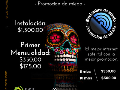 Noviembre de miedo. 3d graphic design motion graphics