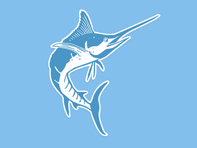 Marlin Fish Graphic badass design fish fishing graphic graphic design icon illustration outdoors