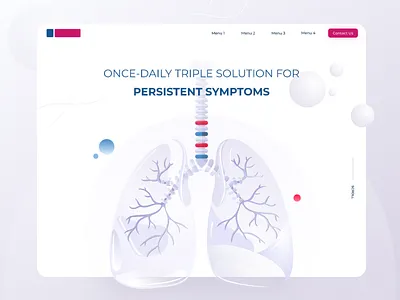 Medical Product Landing Page branding design graphic design illustration landing page ui ux web