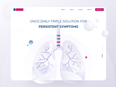 Medical Product Landing Page branding design graphic design illustration landing page ui ux web