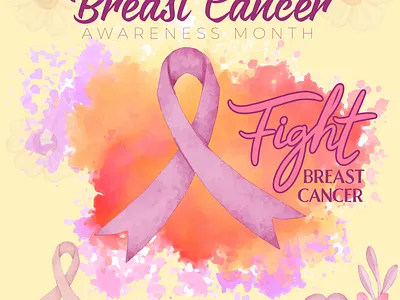 Breast Cancer Awareness post breast cancer breast cancer post graphic design