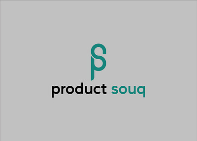 Company Name : product souq logo concept : letter P+S branding graphic design logo logo design