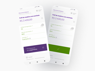 Sales Link - Mobile Checkout mobile ui ux