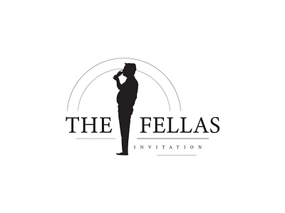 The Fellas Logo adobe illustrator bar black brand identity branding clip art design drink fellas graphic design illustration invitation logo logo design party print typography vector visual