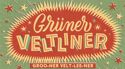 Grape on the Go - Gruner Veltliner grape lettering nevesman portugal vintage wine wine enthusiast