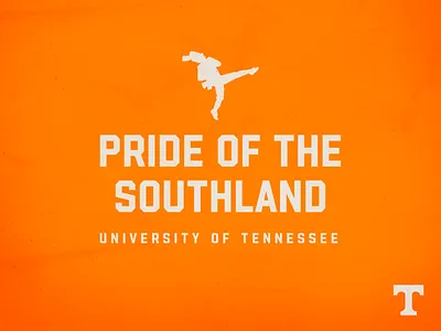 Pride of the Southland Band band drum major illustration knoxville marchingband music power t tennessee university of tennessee
