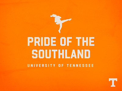 Pride of the Southland Band band drum major illustration knoxville marchingband music power t tennessee university of tennessee