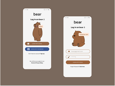 #8 -Bear login screen