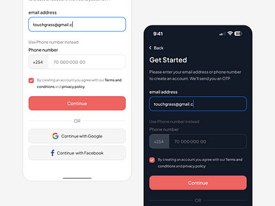 OPT Login design ui uidesign uiux