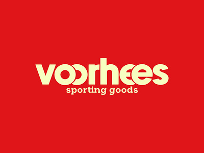 Voorhees Sporting Goods branding company concept design graphic design logo