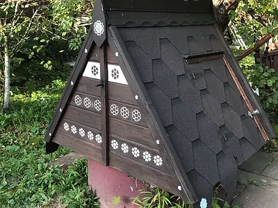 Flower Murals - 3 decal design floral flower hand drawn sign painting