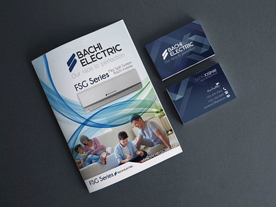 Bachi Electric Catalogue branding graphic design