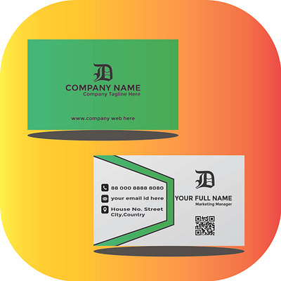 Business Card adobe photoshop book cover branding business card graphic design illustration logo