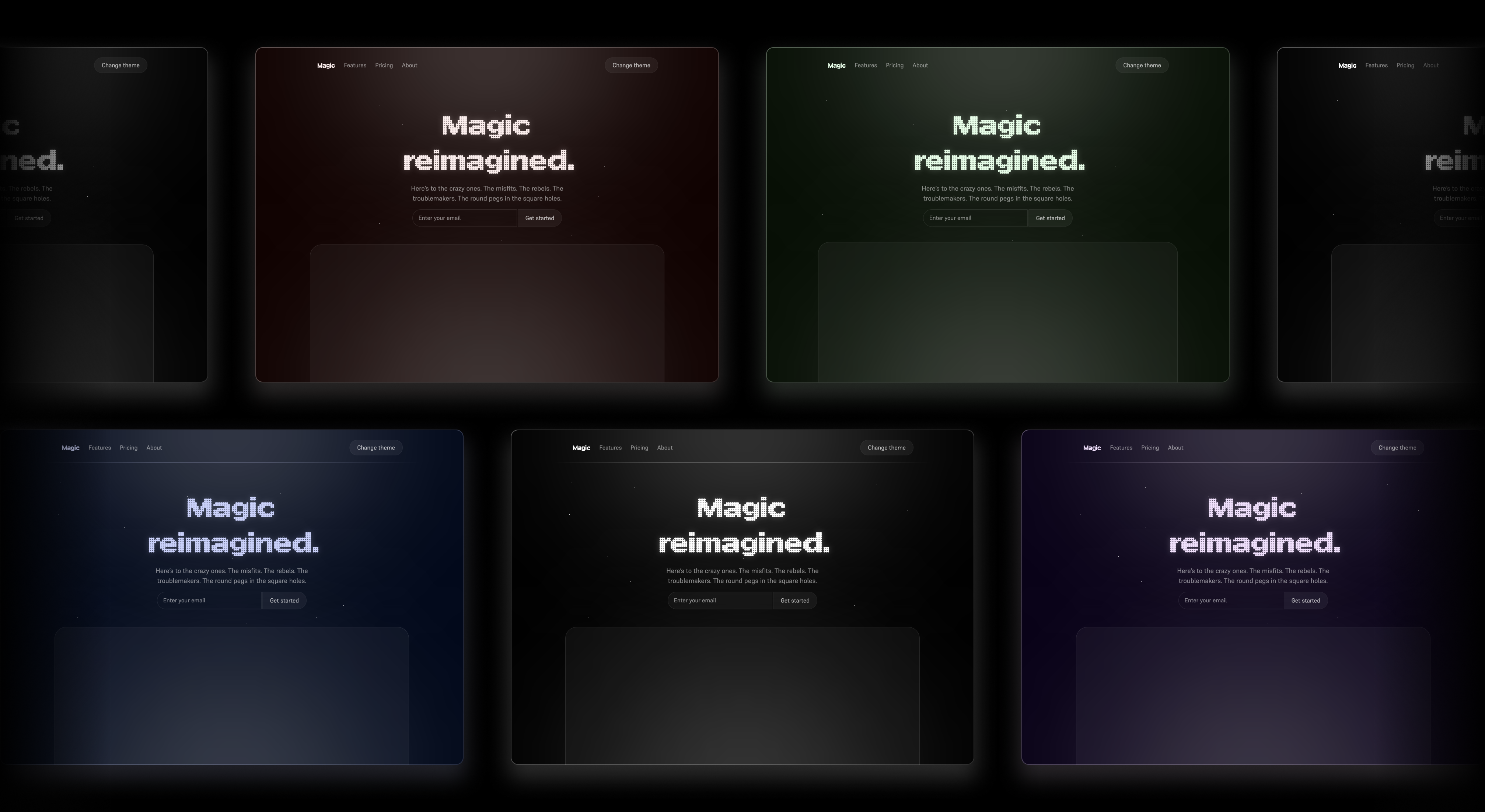 Shiny Landing Page ~ Details animation landing page shiny themes ui