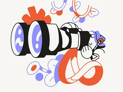 Looking for Anwsers adventure branding e learning explorer formation illustration website