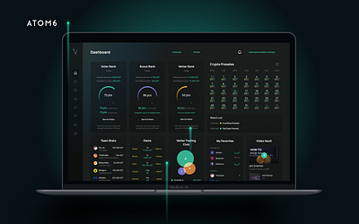 ATOM6 and Vetter are empowering the crypto investor with A.I dashboards figma graphic design productdesign ui uidesign uiuxdesigner userexperience ux uxdesign uxtrends uxui webdesign