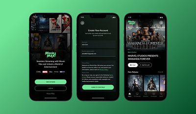Movie Max is a streaming app design app app design design dipdey graphic design mobile app movie max streaming app ui ui design ux