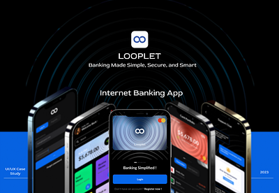 Looplet- Internet Banking App 3d animation branding design graphic design id illustration ind logo motion graphics ui vector