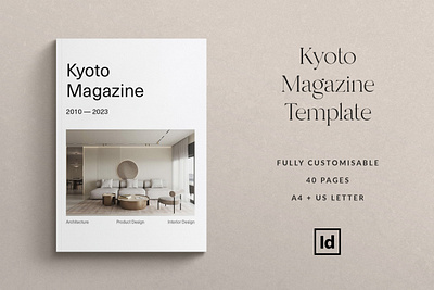 Kyoto Magazine & Portfolio Template booklet template brochure design brochure template indesign book indesign magazine indesign portfolio indesign template magazine design magazine template portfolio indesign portfolio template presentation print template