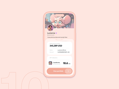 DailyUI #10 - Profile View ui userexperience