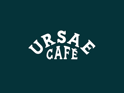 Ursae Coffee Logo and Font branding cafe coffee font logo vector
