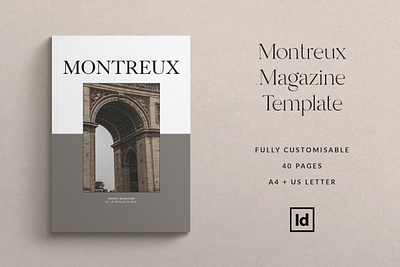 Montreux Magazine Template booklet template brochure design brochure template indesign magazine indesign portfolio indesign template magazine template portfolio indesign portfolio template presentation print template travel guide travel template