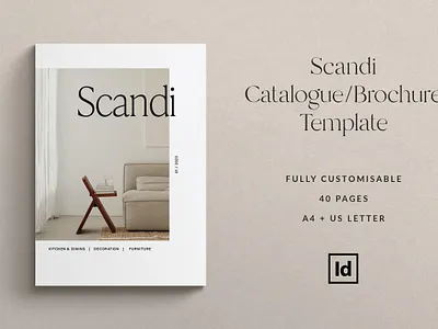 Scandi Catalogue & Brochure Template booklet template brochure design brochure template indesign magazine indesign portfolio indesign template magazine template portfolio indesign portfolio template presentation print template