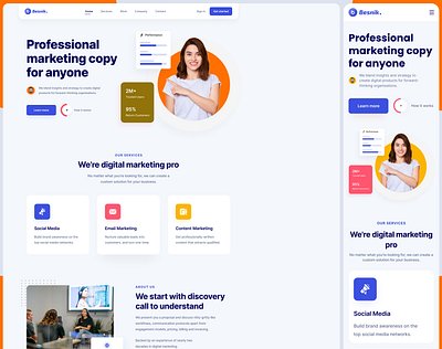 Landing Page Design branding figma landing page landing page design ui uiux user experience user interface website