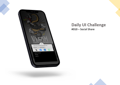 Daily Challenge #10 - Social Share dailyui figma ui