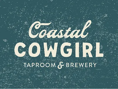 Coastal Cowgirl beer branding design graphic design ill illustration logo mockup packaging photoshop resturant taproom
