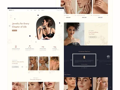 Jewelry website home page design best jewelry website ecommerce shop ecommerce web design ecommerce website homepage jewelry jewelry ecommerce jewelry web design jewelry website design landing page landing page design minimal nft marketplace portfolio website product design sale design travel website ui ux website design