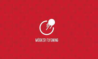 Mörker Flygning Logo christmas darkness flight graphic design light logo design mulled wine santa lucia swedish design swedish patterns