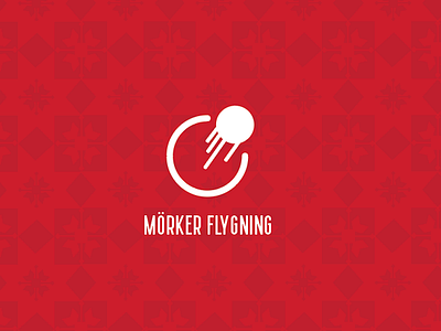 Mörker Flygning Logo christmas darkness flight graphic design light logo design mulled wine santa lucia swedish design swedish patterns